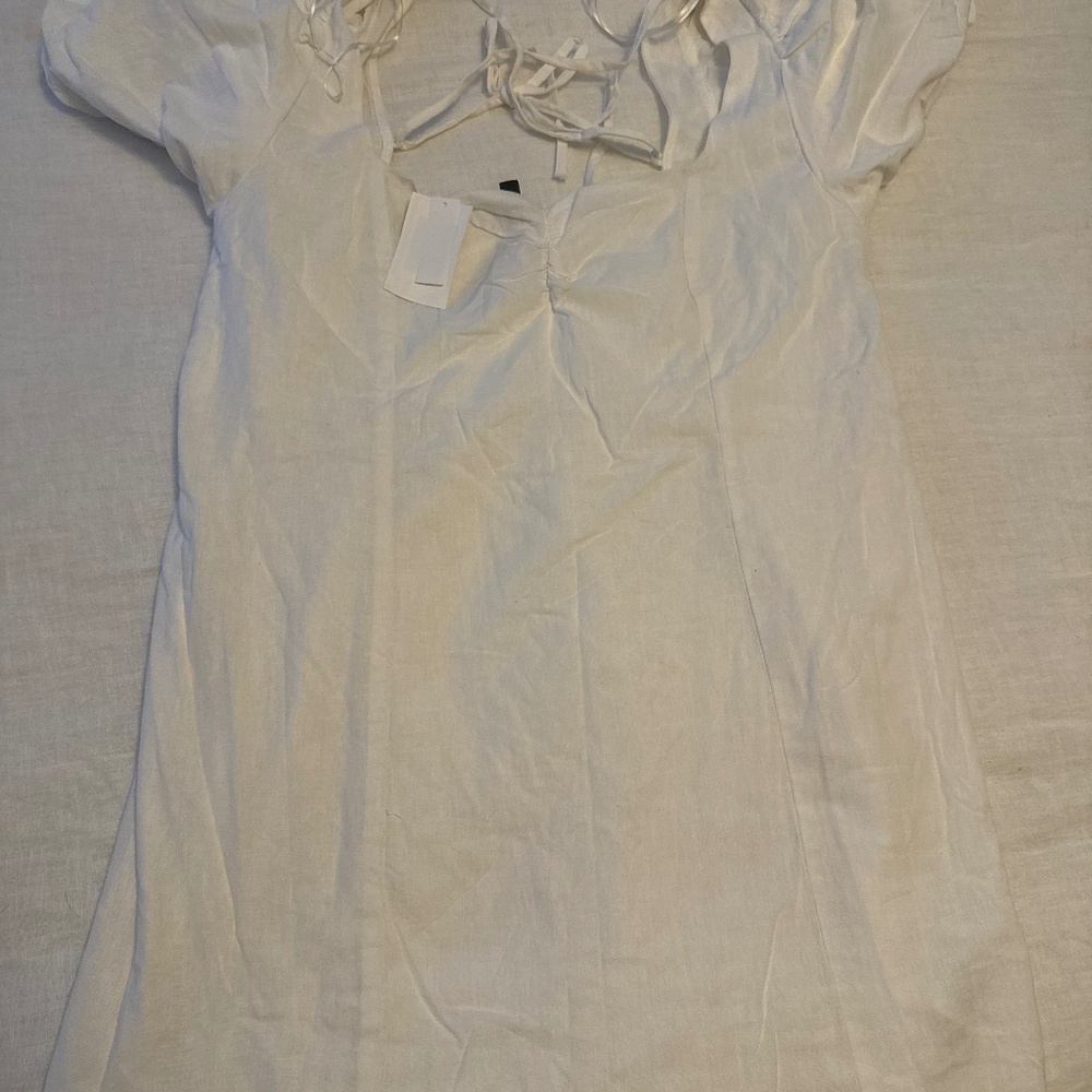 H&M divided puff sleeve dress